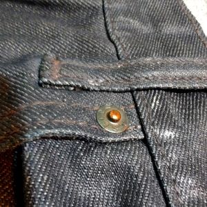 Levi's waxed 501s